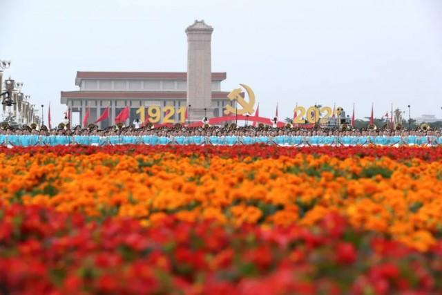 庆祝大会开始！现场高清大图来了！
