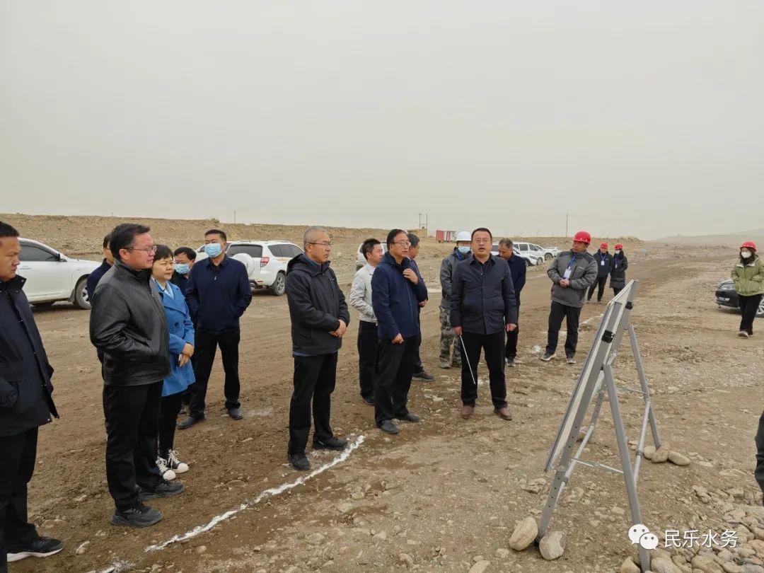 甘肃省水利厅督导检查民乐县重点水利工程项目建设