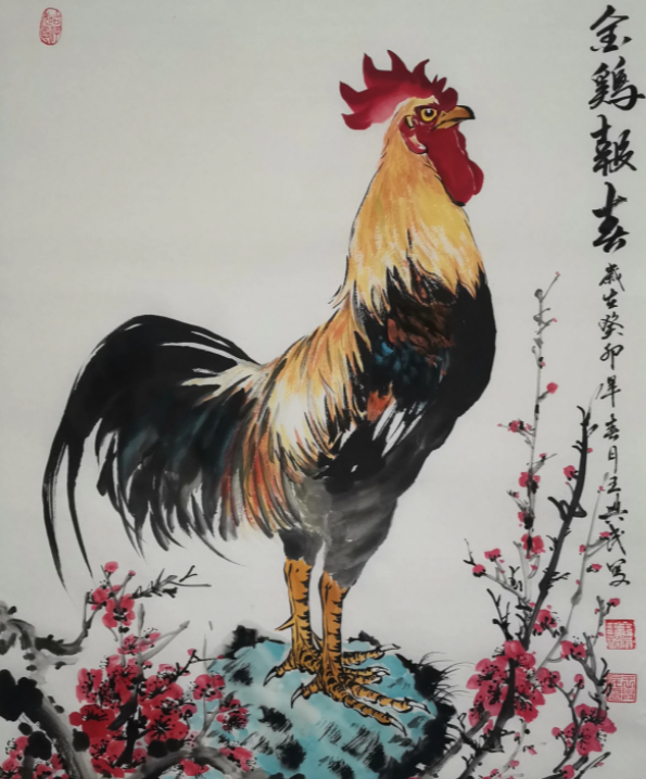 金鸡报喜