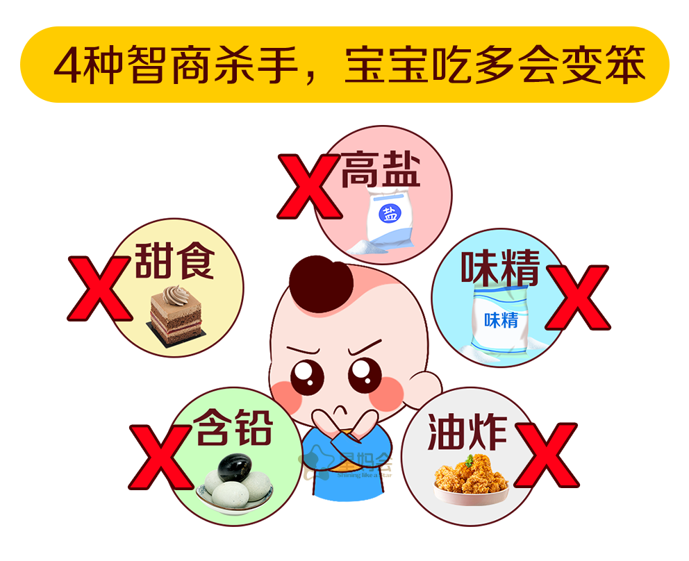 0~6岁，常吃这4类食物，宝宝更聪明