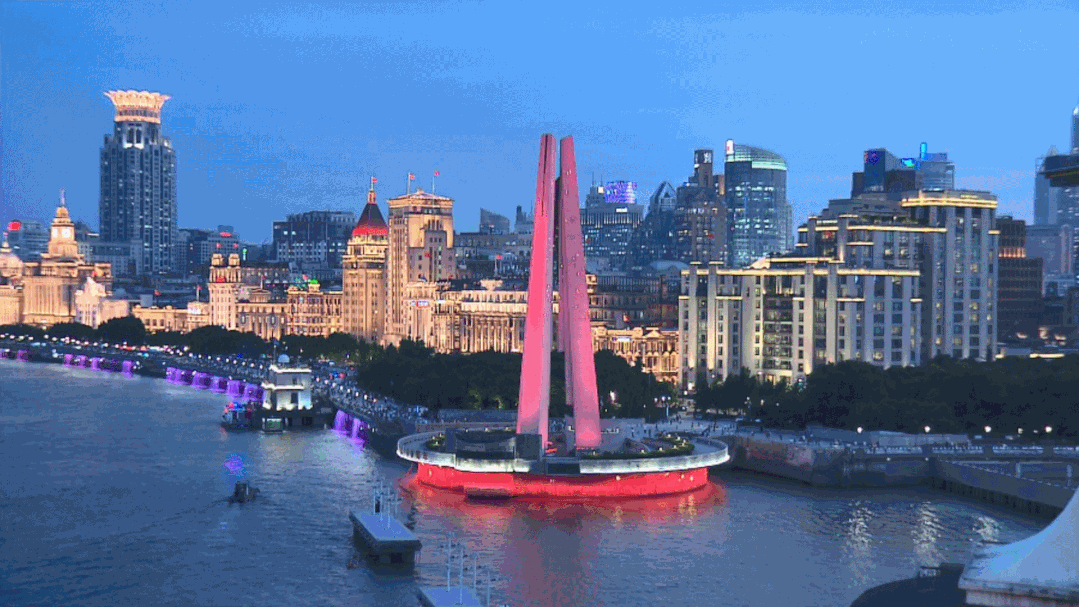 迎接建党百年，上海黄浦这些红色地标进行灯光改造升级