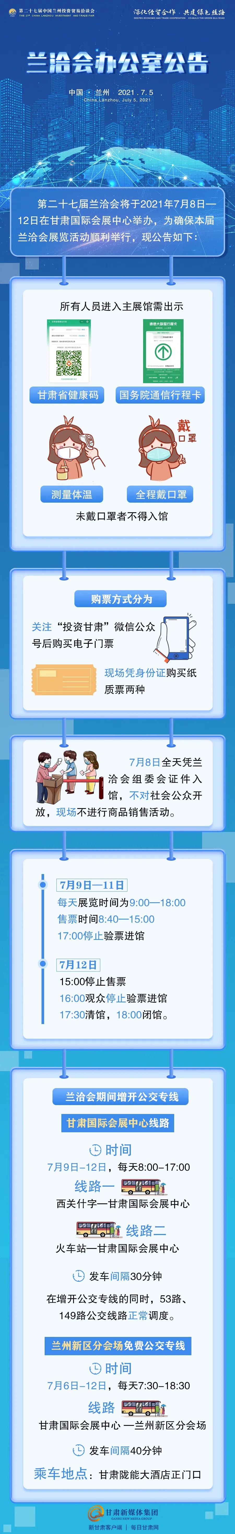 重要！兰洽会办公室最新公告，必阅！